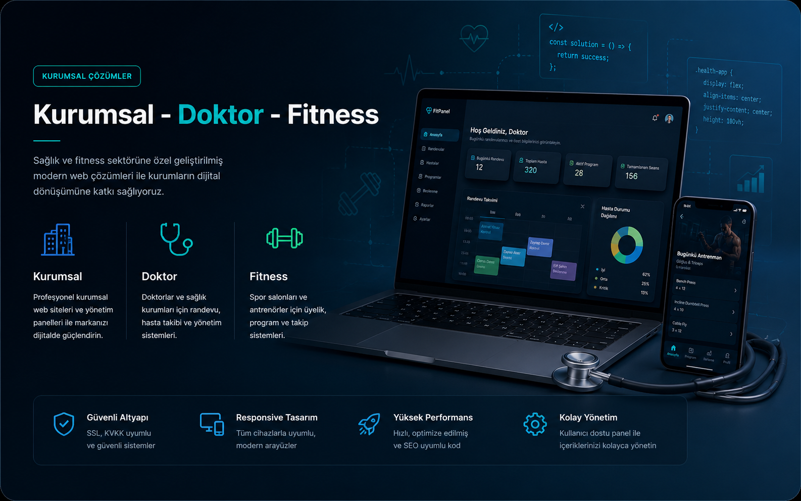 Kurumsal - Doktor - Fitness